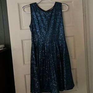 Sequin knee length dress